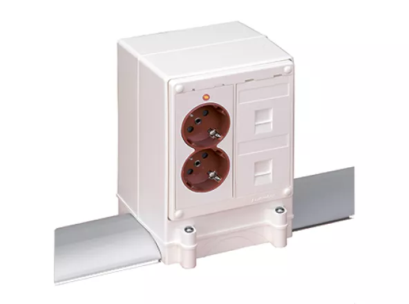 ПОДВОД ПИТАНИЯ ЧЕРЕЗ КАБЕЛЬНЫЙ КАНАЛ