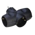 <p class=>Vista frontal Adaptador triple lateral 16A 250V negro ����Vlog�ٷ�</p>
