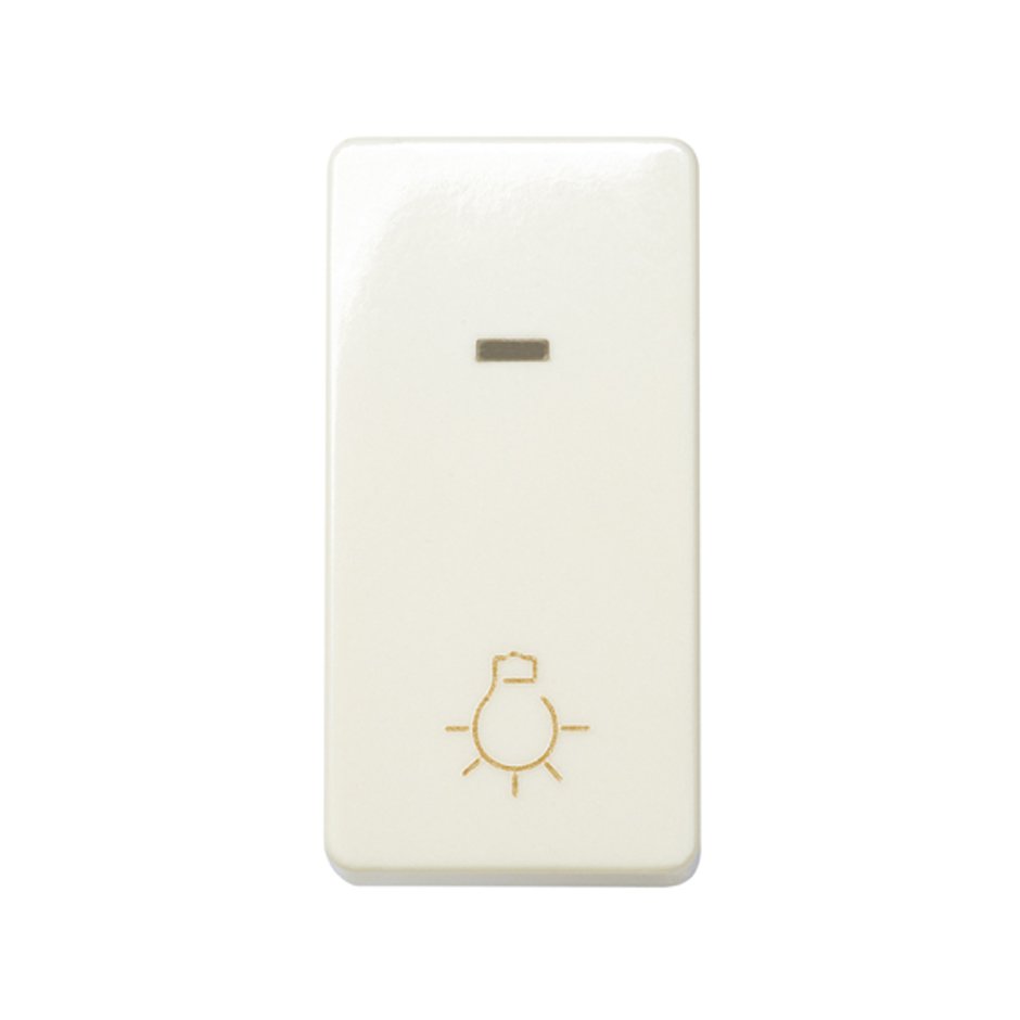 Neutral push-button switch 10A 250V~ with fast terminal connection system  ivory Simon 27 Play