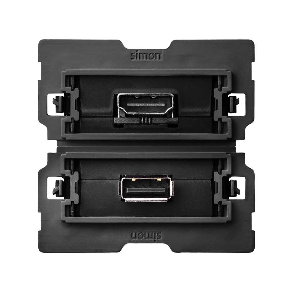 HDMI V1.4 connector + USB 2.0 connector type A Simon 100 | SIMON