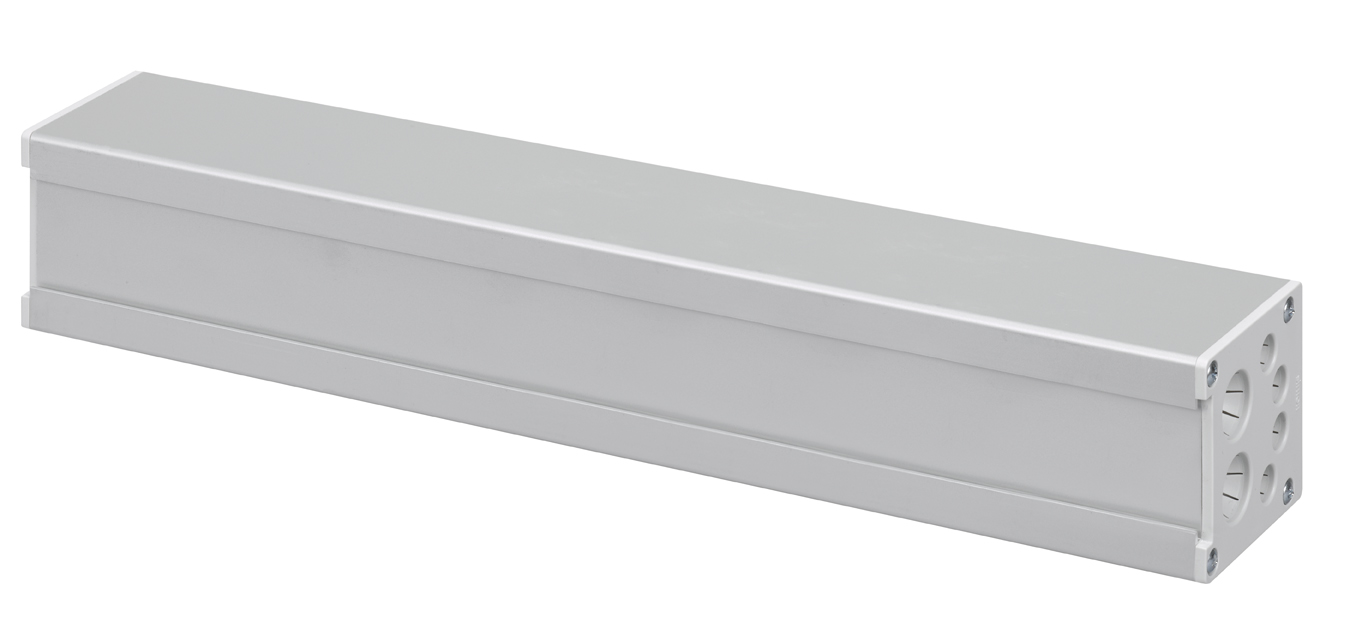 Perfil de aluminio Ofiblock Compact de 6 elementos blanco Simon K45 | SIMON