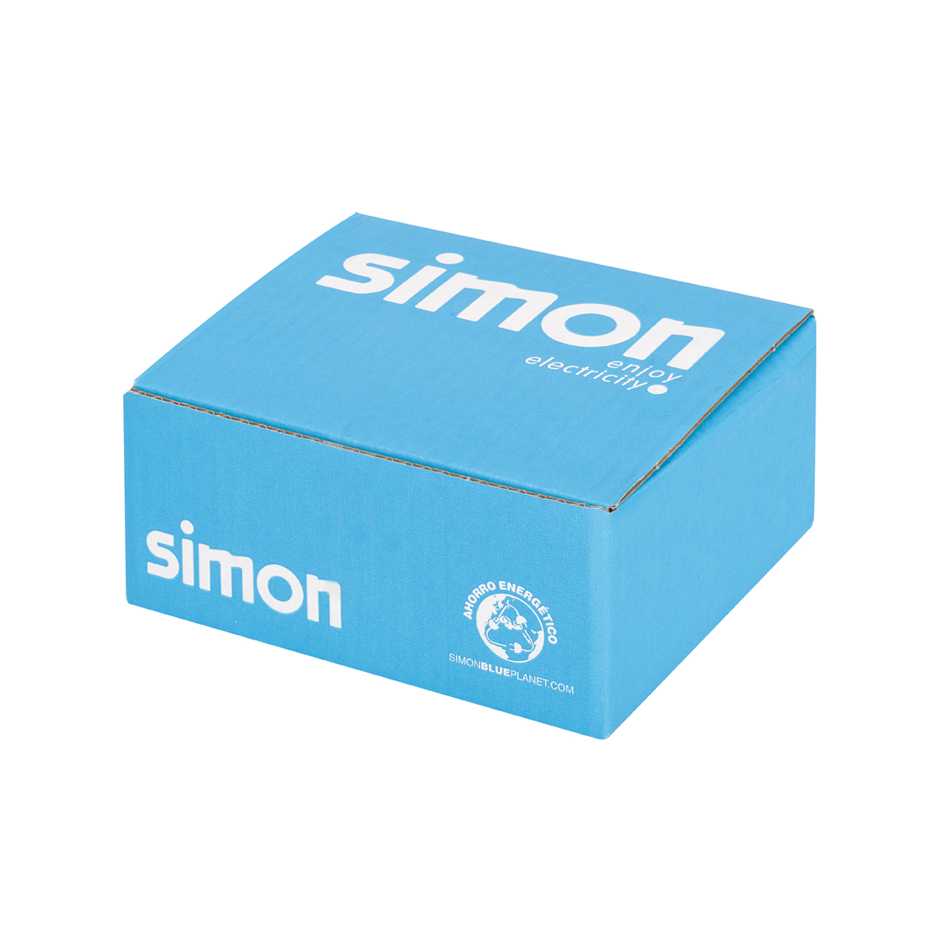 High surface-mount box for 2 elements white Simon 82