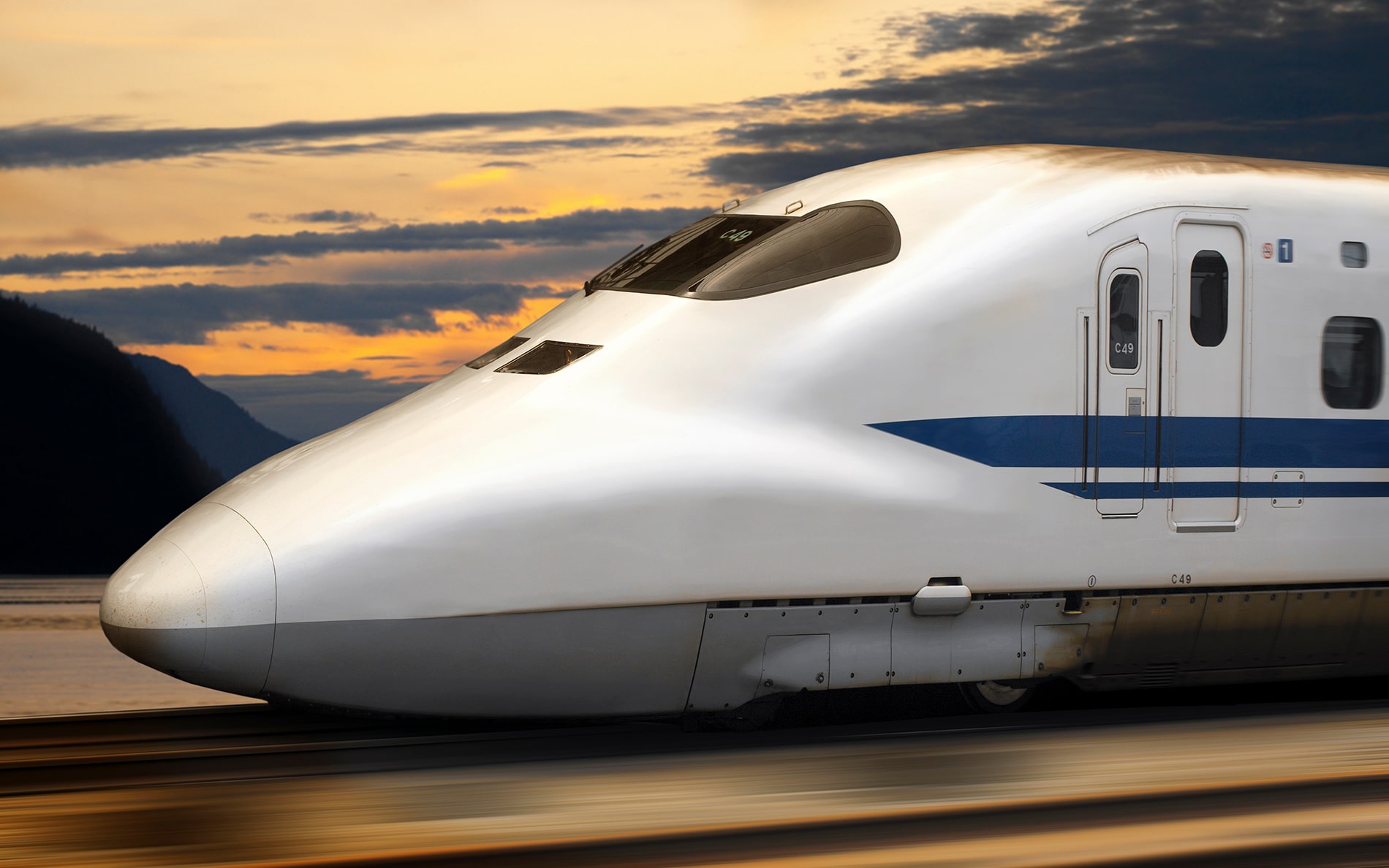 La forma del tren bala “Shinkansen”