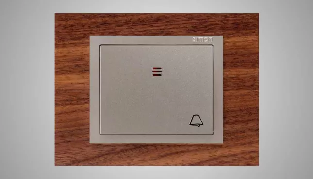 Interruptor Simple Pulsador con luz Simon 27 Play - Ferretería Online