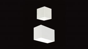 Simon luminarias pared luz ambiente cuadrada y rectangular de color blanco