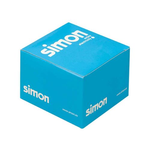 Tapa enchufe Simon 27 scudo gris esmeril 2705041-063 SIMON