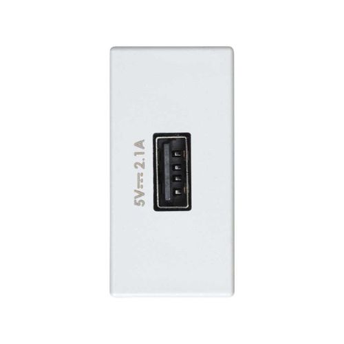 Cargador USB doble A+A Simon 270 3,1A Smartcharge aluminio 20000196-093  SIMON