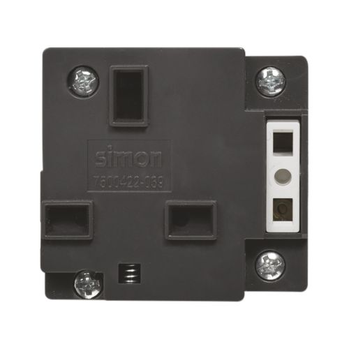  Enchufe de regleta empotrada con interruptor 4 tomas de  corriente, 2 concentradores USB con 2 tornillos : Electrónica