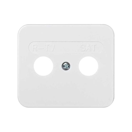 Comprar Placa para tomas inductivas R-TV+SAT aluminio simón 82