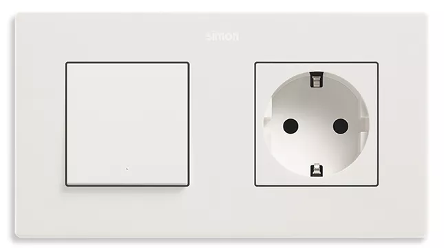 Interrupteur électronique Simon 270 Io blanc 21000201-090 — Acpclima