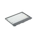 <p class=>Vista frontal tapa abatible para caja de suelo regulable o tapa de registro de 12 elementos Simon 500 Cima gris</p>