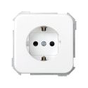 <p class=>Vista frontal base enchufe schuko 16 A 250V~ Simon 31 blanco</p>