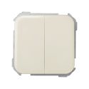<p class=>Vista frontal grupo 2 interruptores 10 AX 250V~ Simon 31 marfil</p>