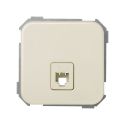 <p class=>Vista frontal toma telefónica RJ11 Simon 31 marfil</p>
