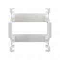 DIN rail adaptor for MCB or RCCB Simon 500 Cima front view