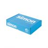 Registre métallique pour boîte de sol ajustable 6 modules doubles pour installation dans un revêtement de sol Simon 500 Cima emballage