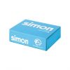Surface mount or flush-mount wall box kit for 3 double elements Simon 500 Cima graphite packaging