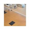 Trim cover shallow floor box for 4 elements grey application in office