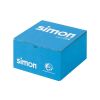Boîte de sol ajustable pour 1 module double pour une installation dans un plancher technique graphite Simon 500 Cima emballage