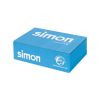 Boîte de sol ajustable pour 6 modules doubles pour une installation dans un revêtement de sol grise Simon 500 Cima emballage